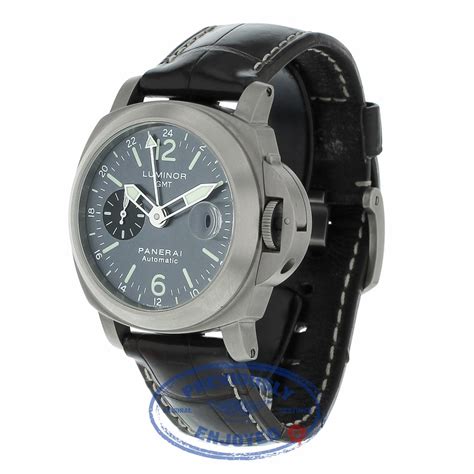 Panerai PAM 89 GMT Luminor Anthrecite Dial Titanium 44mm 